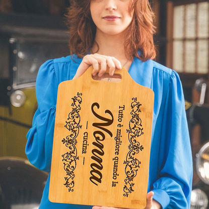 Picture of Personalized Name Cutting Board - Custom Everything is Better Cutting Board - Best Mother's Day, Birthday Gift for Mum,Grandma and Women