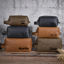 Picture of Custom Leather Toiletry Bag | Personalized Groomsmen Gifts | Travel Bag for Dad
