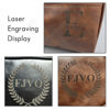 Picture of Custom Leather Toiletry Bag | Personalized Groomsmen Gifts | Travel Bag for Dad