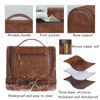 Picture of Custom Large Capacity Leather Toiletry Bag | Travel Bag For Men | Father's Day Gift