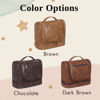 Picture of Custom Large Capacity Leather Toiletry Bag | Travel Bag For Men | Father's Day Gift