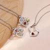 Picture of Personalized Heart Necklaces with Birthstone | Family Stainless Steel Necklace