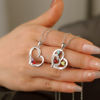 Picture of Personalized Heart Necklaces with Birthstone | Family Stainless Steel Necklace