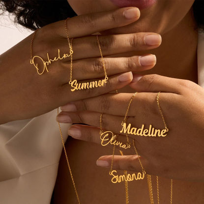 Picture of Personalized stainless steel Name Necklace | Custom Jewelry