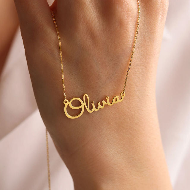 Picture of Personalized stainless steel Name Necklace | Custom Jewelry