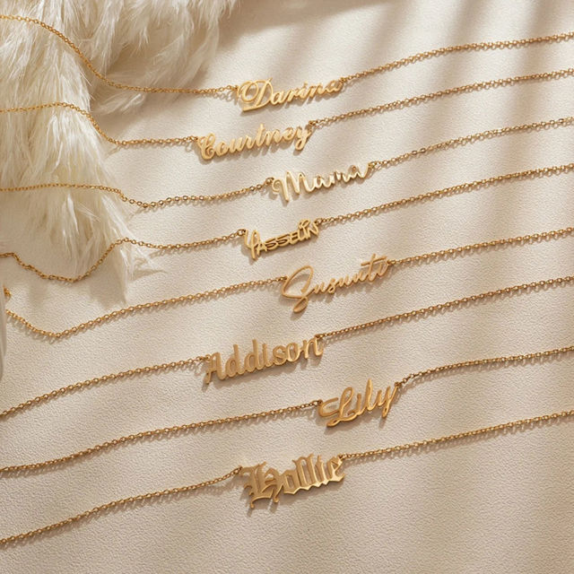Picture of Personalized stainless steel Name Necklace | Custom Jewelry
