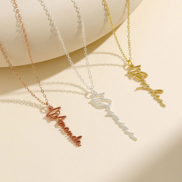 Picture of Custom Graduation Cap Name Necklace | Personalized Stainless Steel Necklace | Graduation Gift