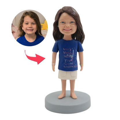 Picture of Custom Bobbleheads:  Girl Doll | Personalized Bobbleheads for the Special Someone as a Unique Gift Idea｜Best Gift Idea for Birthday, Christmas, Thanksgiving etc.