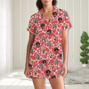 Picture of Custom Summer Pajamas Full Set with Face - Short Sleeve Pajamas - Personalised Unisex Pajamas Set