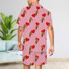 Picture of Custom Summer Pajamas Full Set with Short Sleeves - Personalised Pajama Set with Faces - Gift for Her or Him