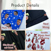 Picture of Custom Summer Pajamas Full Sets with Short Sleeves - Personalised Unisex Pajama Sets with Faces - Best Birthday Gift
