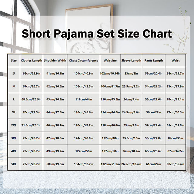 Picture of Custom Summer Pajamas Full Sets with Short Sleeves - Personalised Unisex Pajama Sets with Faces - Best Birthday Gift