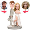 Picture of Custom Bobbleheads: Wedding Gift Husband and Wife Partner Bobbleheads  | Personalized Bobbleheads for the Special Someone as a Unique Gift Idea｜Best Gift Idea for Birthday, Christmas, Thanksgiving etc.
