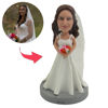 Picture of Custom Bobbleheads:  Beautiful bride | Personalized Bobbleheads for the Special Someone as a Unique Gift Idea｜Best Gift Idea for Birthday, Christmas, Thanksgiving etc.
