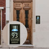 Picture of Custom Waterproof Wooden Solar Light House Sign - Personalised Engraved Door Number Sign Plaque - LED Lit Numbers