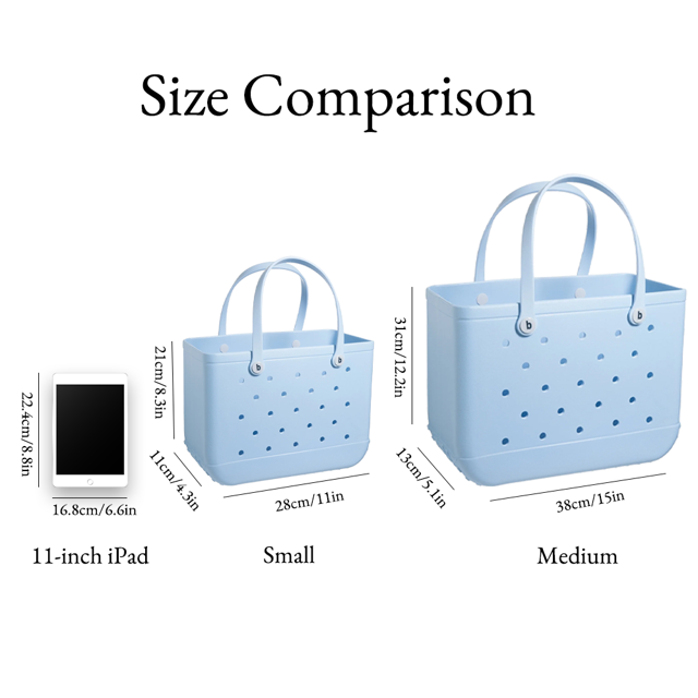 Picture of Personalized Name Beach Bag - Personalized Waterproof Beach Bag - Custom Colored Name Hole Bag