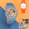 Picture of Personalized Unisex Silicone Engraved Photo Watch with Contrasting Colors - Unisex Engraved Photo Watch for Loved One