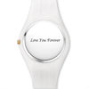 Picture of Personalized Unisex Silicone Engraved Photo Watch with Contrasting Colors - Unisex Engraved Photo Watch for Loved One