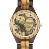 Picture of Personalized Engraved Wood Photo Watch - Gift for Him - Birthday Gift