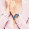 Picture of Personalized Engraved Blue Couple Watch with Photo - Best Gift for Valentine's Day or Anniversary