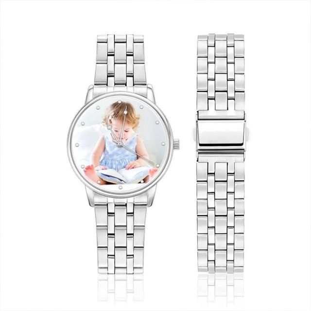 Picture of Personalized Engraved Photo Watch - Gift for Birthday