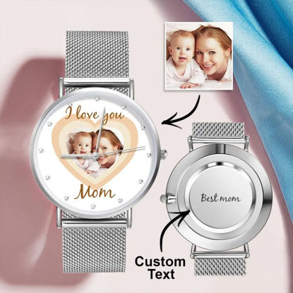 Picture of Personalized Engraved Photo Watch - Mother's day Gift