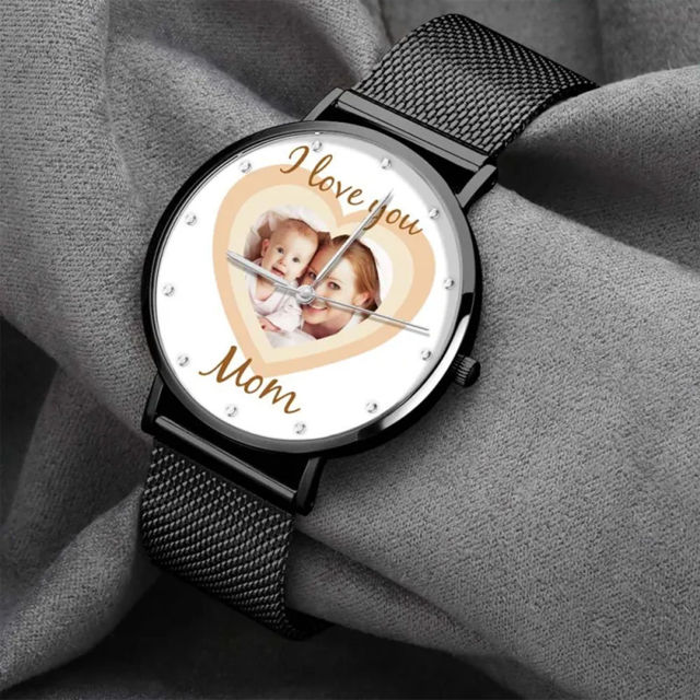 Picture of Personalized Engraved Photo Watch - Mother's day Gift