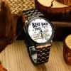 Picture of Personalized Watches Father's Day Custom Engraved Black Watch with Names - Best Gift for Dad