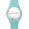 Picture of Personalized Watches - Unisex Silicone Engraved Photo Watch with Contrasting Colors - Unisex Engraved Sketch Watch for Loved One