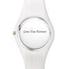 Picture of Personalized Watches - Unisex Silicone Engraved Photo Watch with Contrasting Colors - Unisex Engraved Sketch Watch for Loved One