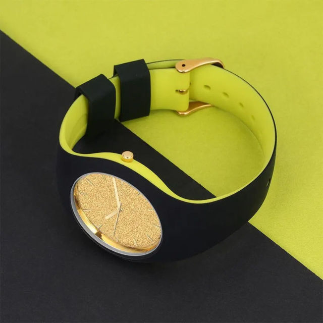Picture of Personalized Watches - Unisex Silicone Engraved Watch with Contrasting Colors- Unisex Engraved Watch for Loved One