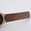 Picture of Personalized Watch - Unisex Carved Bamboo Photo Watches with Wood Grain Leather Strap