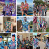 Picture of Custom Face Hawaiian Shirt for Family and Pets - Light-colored Base Color with Tropical Flower Pattern - Best Summer Hawaiian Shirt for Family Members