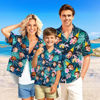 Picture of Custom Hawaiian Shirt for Men, Women and Kids - Custom Vacation Tropical Hawaii Shirt for Family Members
