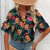 Picture of Custom Hawaiian Shirt with Face - Personalized Men Women and Kids Hawaiian Shirt - Funny Gifts for Family Members