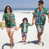 Picture of Custom Face Photo Hawaiian Shirt for Family - Personalized Short Sleeve Beach Party Summer Shirts - Pineapple Pattern - Best Holiday Gifts for Family Members