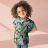 Picture of Custom Photo Face Hawaiian Set for Family - Long Dress and Shirt Family Matching - Beach Party Shirts as Best Summer Holiday Gifts for Family Members