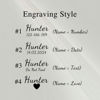 Picture of Personalized Pet Name Collar - Custom Multiple Color Velvet Dog Collar - Engraved Pet Name Tag Metal Buckle - Wedding and Christmas Puppy Gifts