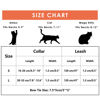 Picture of Personalized Cat Name Collar Set- Personalized Multiple Color Velvet Cat Collar - Engraved Pet Name Tag Metal Buckle - Wedding and Christmas Puppy Gift