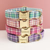 Picture of Personalized Pet Name Collar - 4 Grid Series - Engraved Pet Name Square Tag - Personalized Gift for Pets