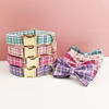 Picture of Personalized Pet Name Collar - 4 Grid Series - Engraved Pet Name Square Tag - Personalized Gift for Pets