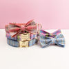 Picture of Personalized Pet Name Collar - 7 Color Grid Series - Engraved Pet Name Square Tag - Personalized Gift for Pets