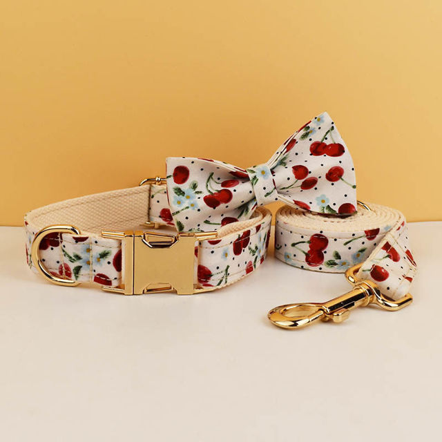 Picture of Personalized Pet Name Collar - Fruit Series - Engraved Pet Name Tag Metal Buckle - Summer Personalized Gifts for Puppy