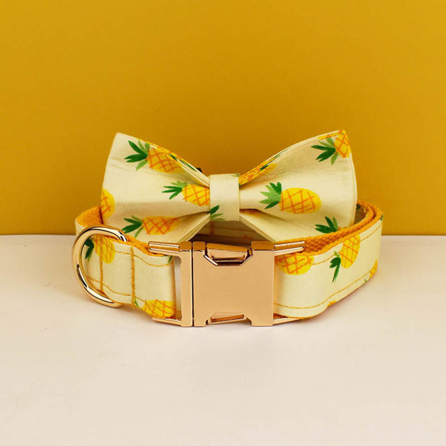 Picture of Personalized Pet Name Collar - Fruit Series - Engraved Pet Name Tag Metal Buckle - Summer Personalized Gifts for Puppy
