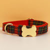 Picture of Personalized Pet Name Collar - Grid Series - Engraved Pet Name Square Tag - Personalized Gift for Pets