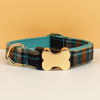 Picture of Personalized Pet Name Collar - Grid Series - Engraved Pet Name Square Tag - Personalized Gift for Pets
