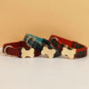 Picture of Personalized Pet Name Collar - Grid Series - Engraved Pet Name Square Tag - Personalized Gift for Pets