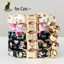Picture of Personalized Cat Name Collar Set - Floral Series - Engraved Pet Name Tag Metal Buckle - Summer Personalized Gift for Cats