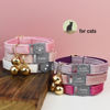 Picture of Personalized Quick Release Cat Collar - Personalized Cat Collar with Name - Velvet Pet Collar - Personalized Gift for your Cat