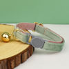 Picture of Personalized Quick Release Cat Collar - Personalized Cat Collar with Name - Velvet Pet Collar - Personalized Gift for your Cat